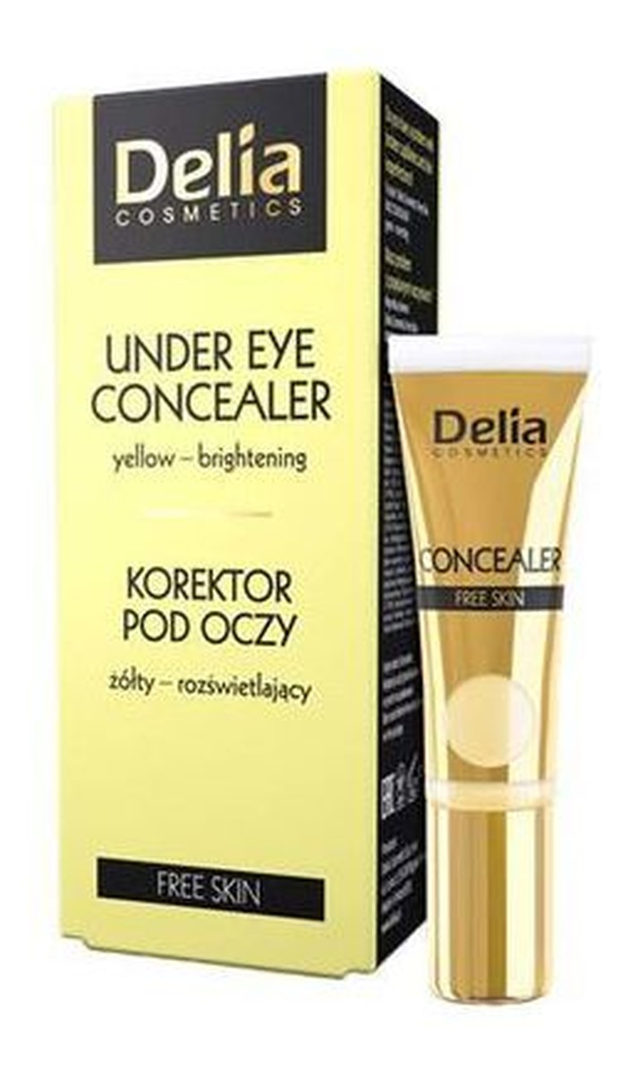 Korektor Żółty Pielęgnująco Rozświetlający Pod Oczy