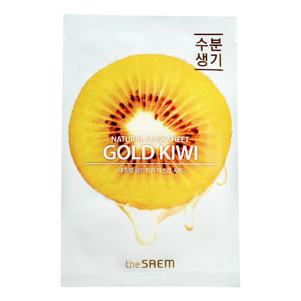 Saem Natural Maska w płacie Gold Kiwi 21ml