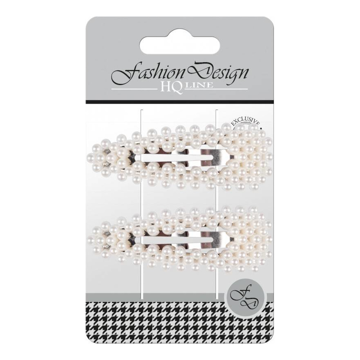 Top Choice Fashion Design Spinki typu "Pyk" perła biała (23798)