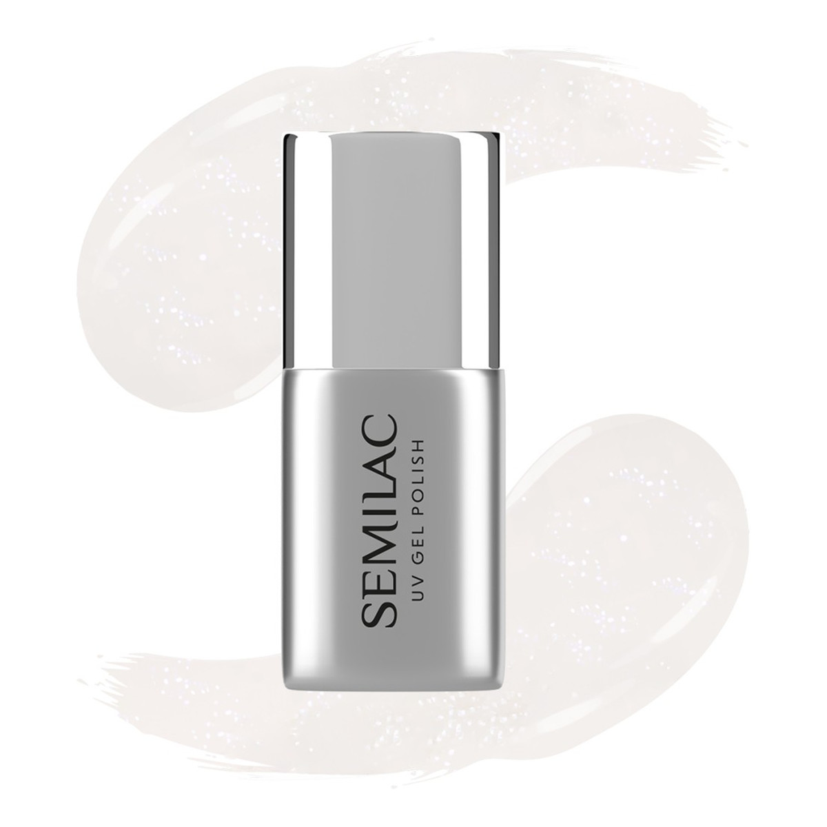 Semilac Top No Wipe Top do lakierów hybrydowych Milky Dust 7ml