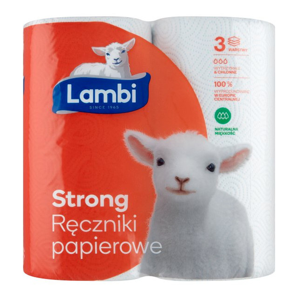 Lambi Strong Ręczniki papierowe 2 rolki