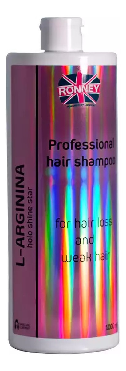 L-arginina holo shine star professional hair shampoo szampon do włosów wypadających