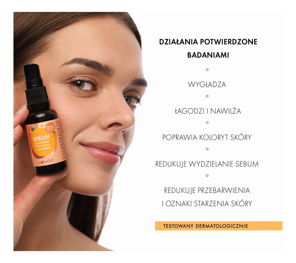 Serum poprawiające koloryt skóry z bakuchiolem