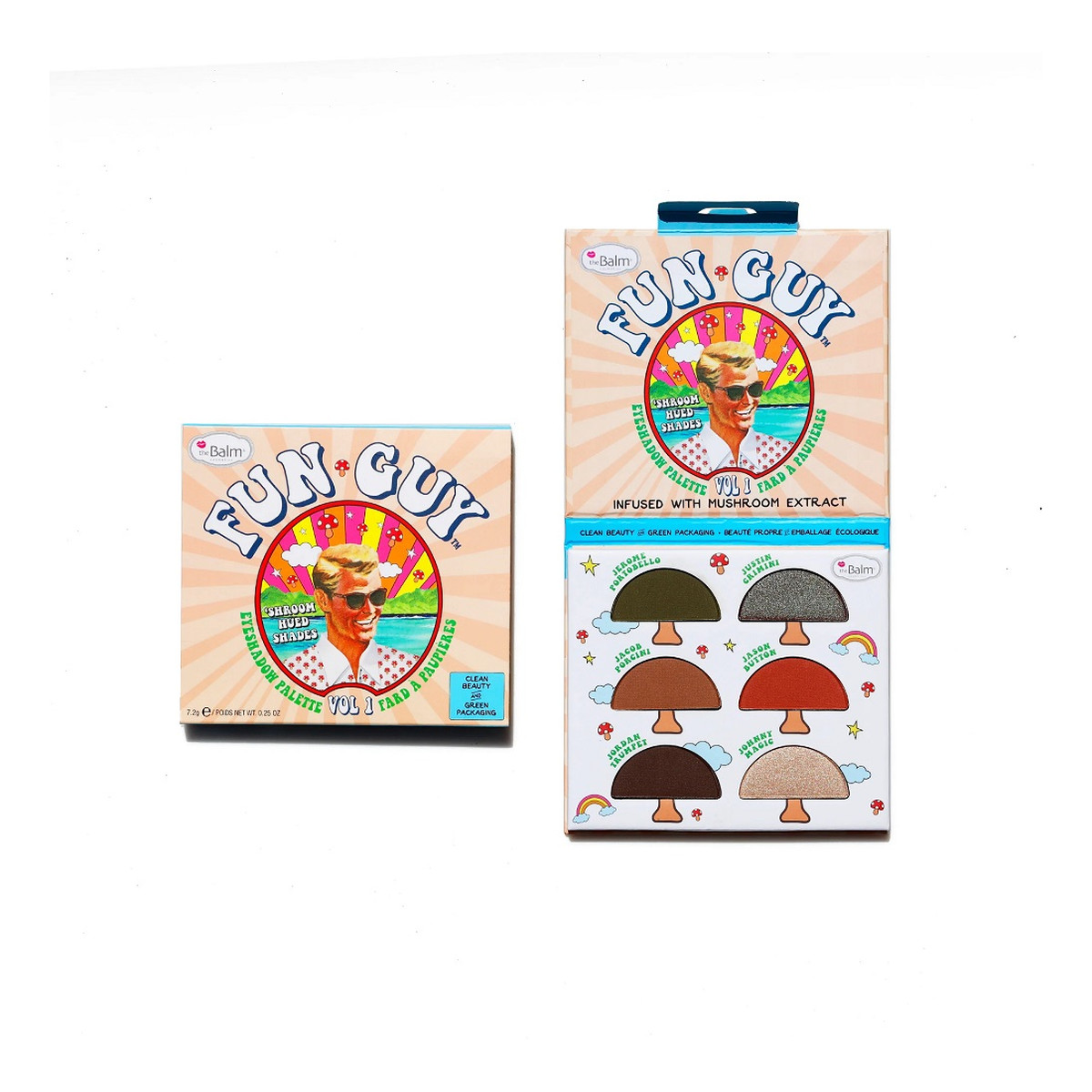 the Balm Fun guy eyeshadow palette paleta cieni do powiek 7,2 g