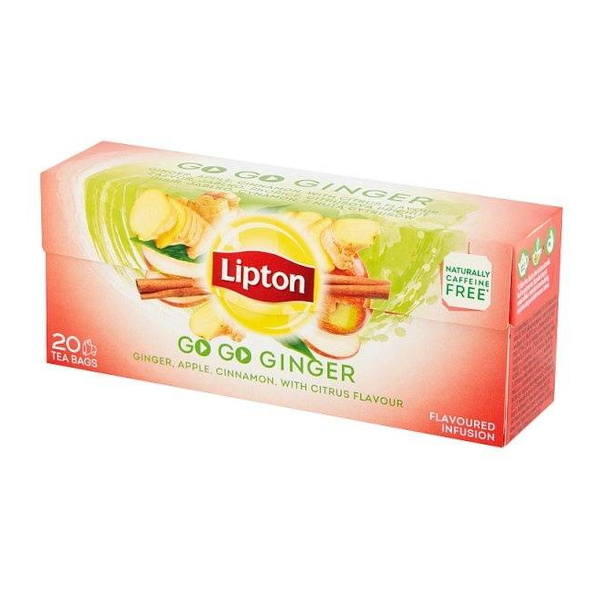 Lipton Go Go Ginger Herbata owocowa 20 torebek 32g