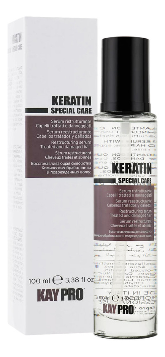 Serum z keratyną do włosów zniszczonych