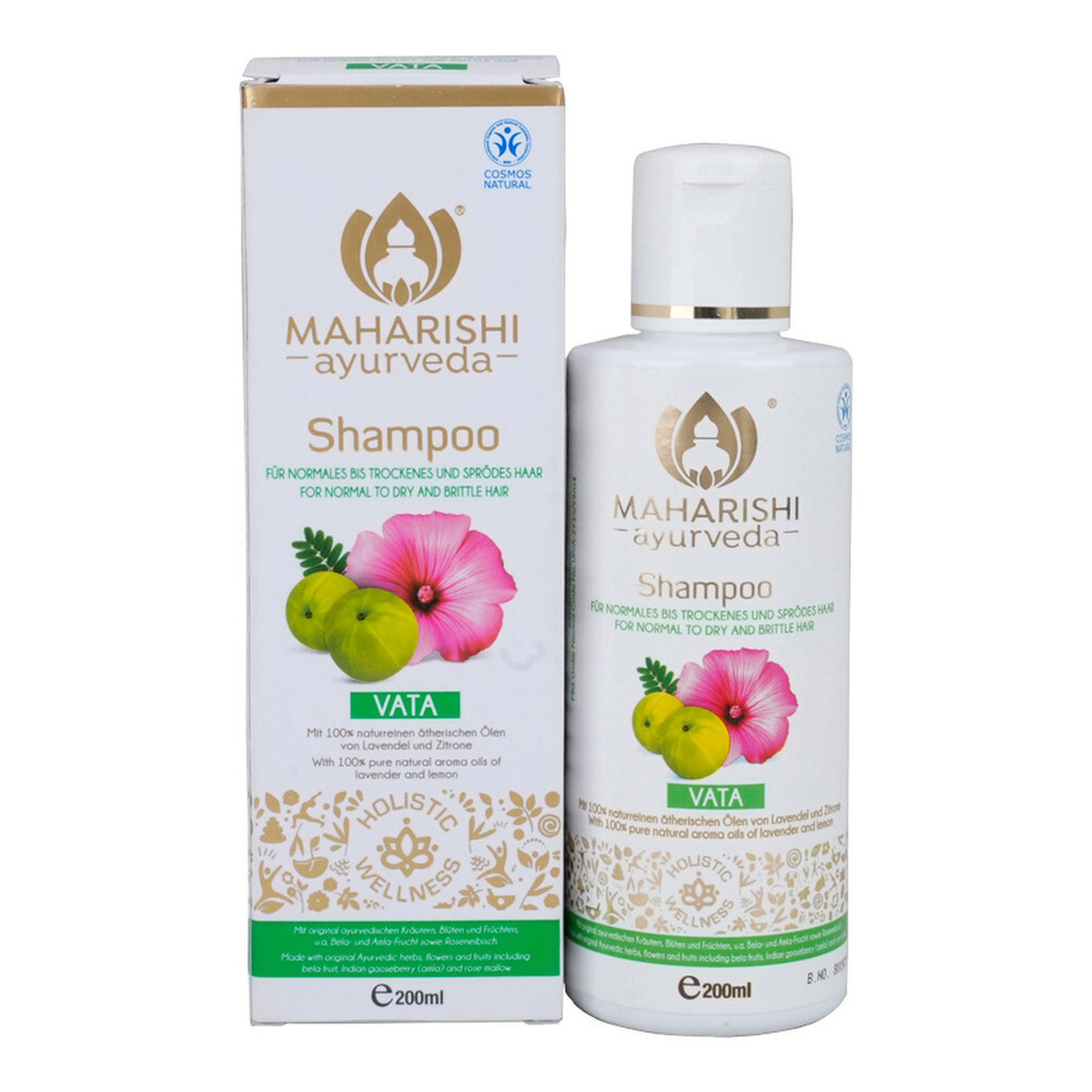 Maharishi Szampon do włosów suchych i łamliwych Vata 200ml