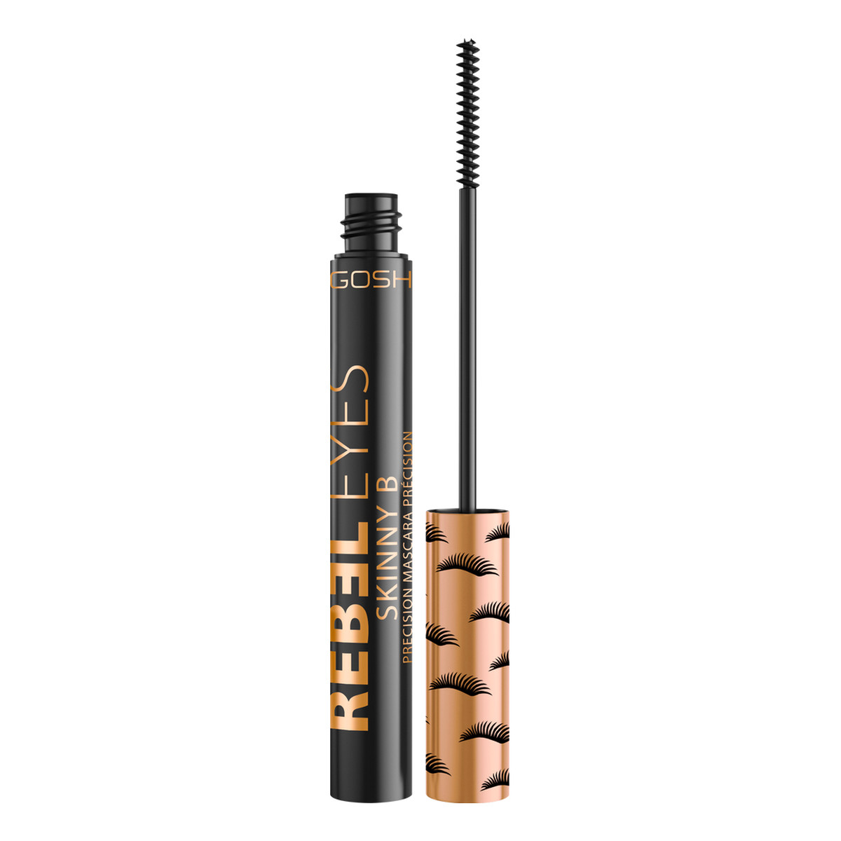 Gosh Rebel eyes skinny b mascara tusz do rzęs 001 extreme black 6ml