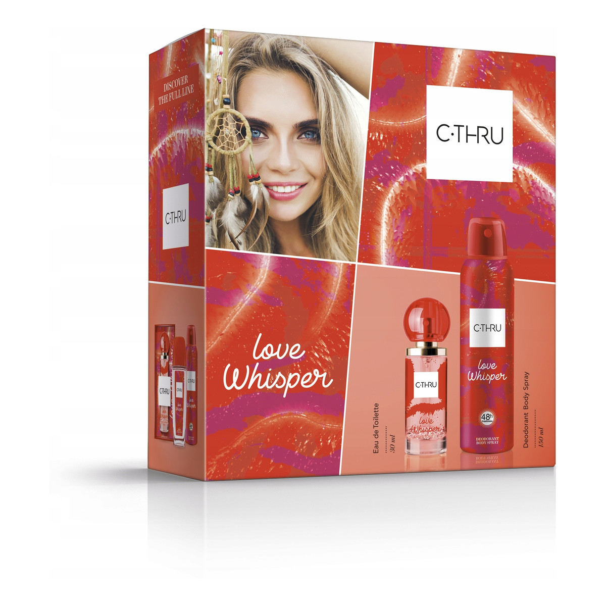 C-Thru Love Whisper Zestaw prezentowy Woda Toaletowa +dezodorant Spray
