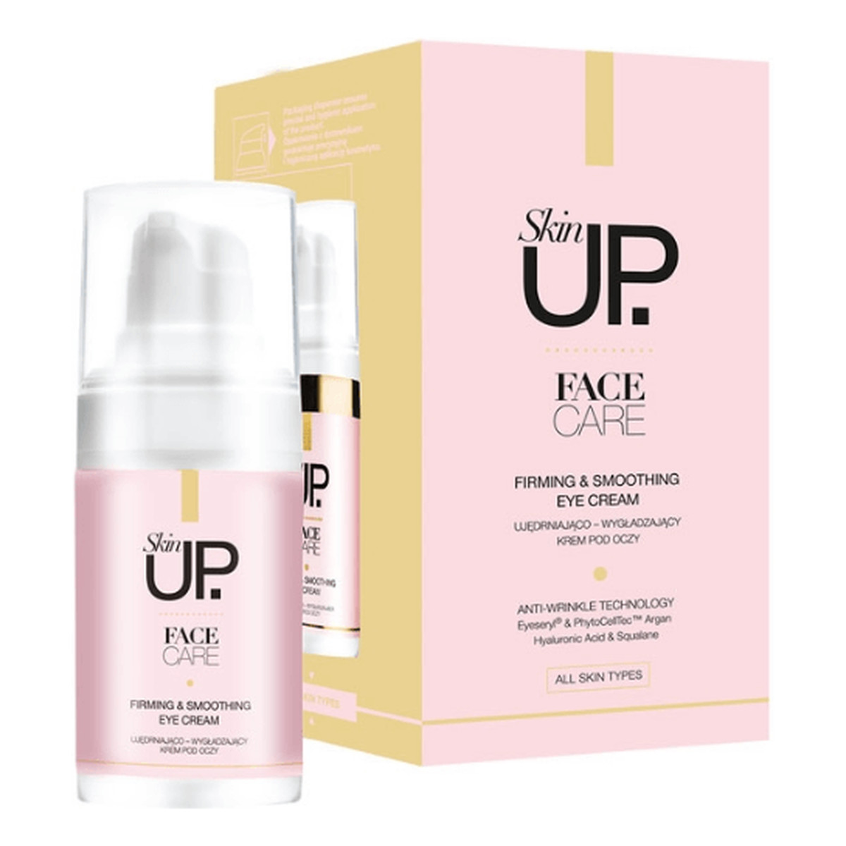 Skin Up Face Care Ujędrniająco-Wygładzający Krem Pod Oczy Dzień/Noc 15ml