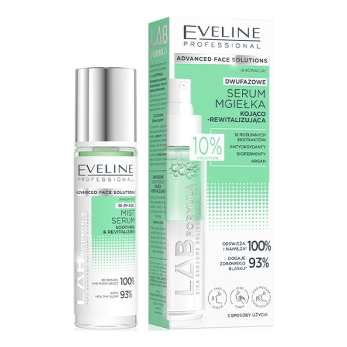 Eveline Professional Lab dwufazowe serum mgiełka kojąco rewitalizująca 30ml
