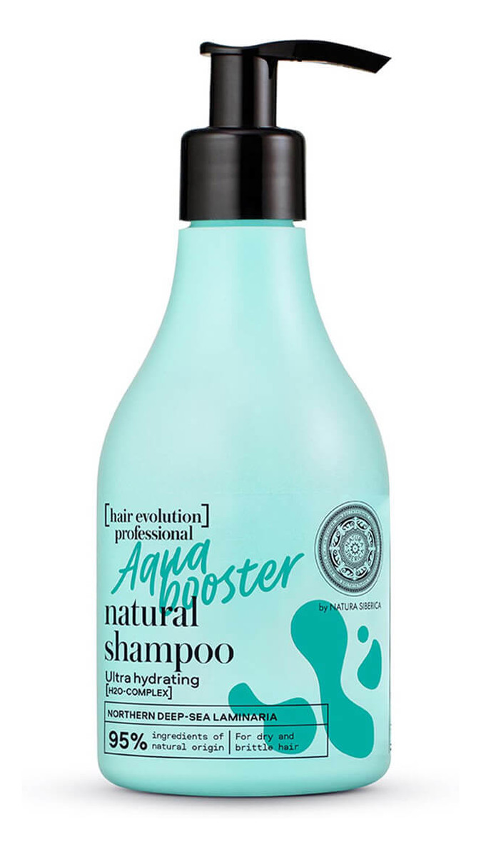 Naturalny szampon do włosów suchych i łamliwych AQUA BOOSTER ultra nawilżenie Hair Evolution