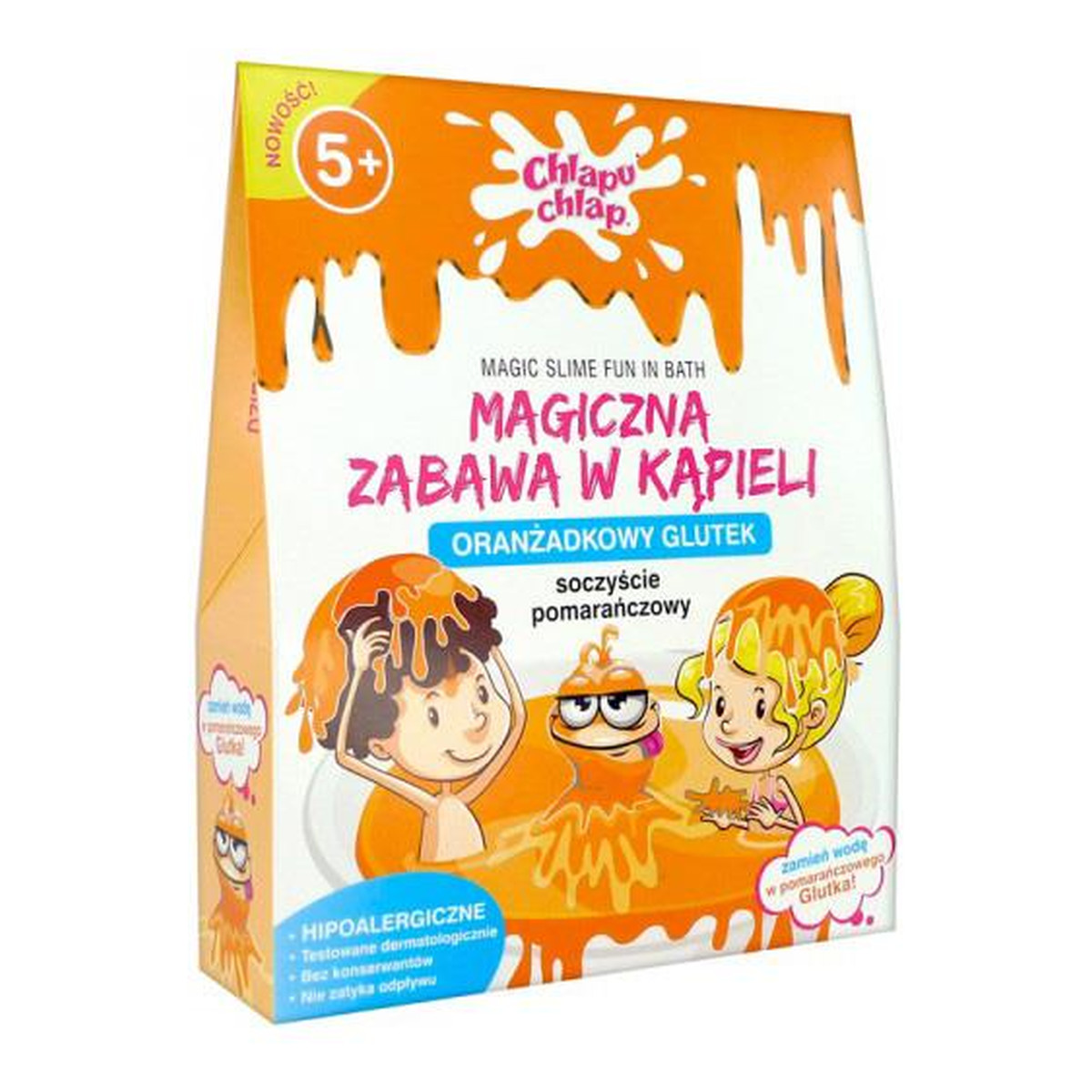 Chlapu Chlap ORANŻADOWY GLUTEK DO KĄPIELI 150g