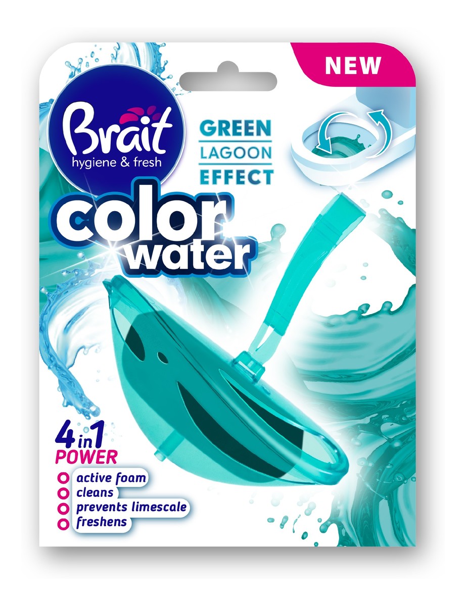 Kostka toaletowa do WC 4in1 Green Lagoon Effect