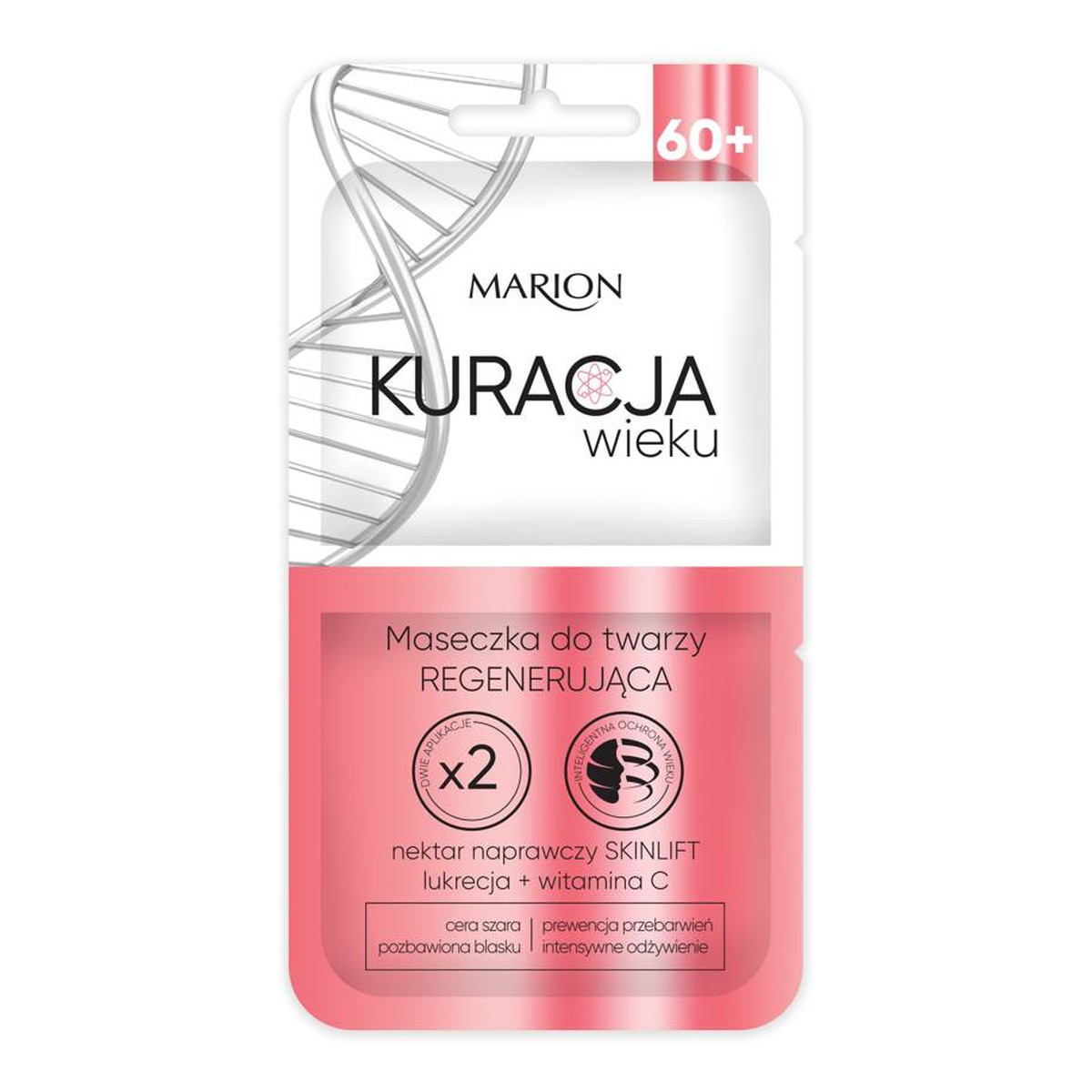 Marion Kuracja Wieku 60+ Maseczka do twarzy regenerująca