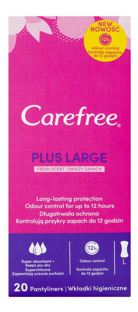 Fresh Scent Wkładki higieniczne 20 sztuk