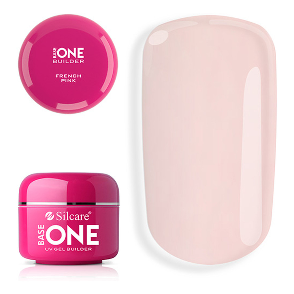 Silcare Gel Base One Żel budujący do paznokci french pink 15g