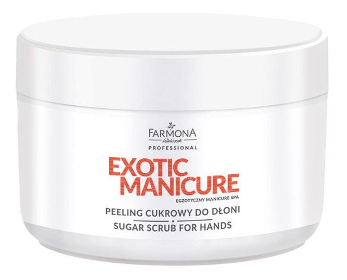 cukrowy peeling do dłoni