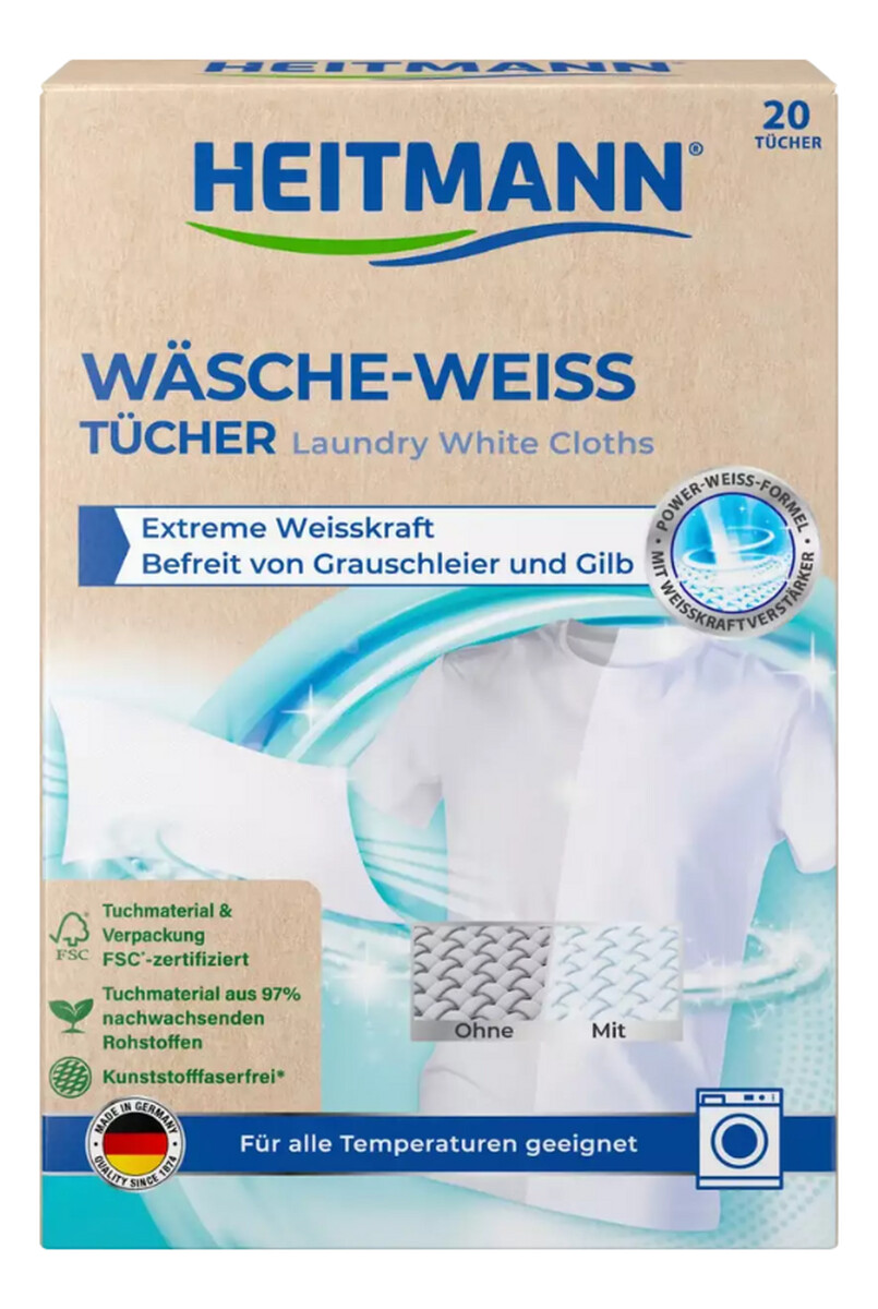 Chusteczki Wybielające do Prania