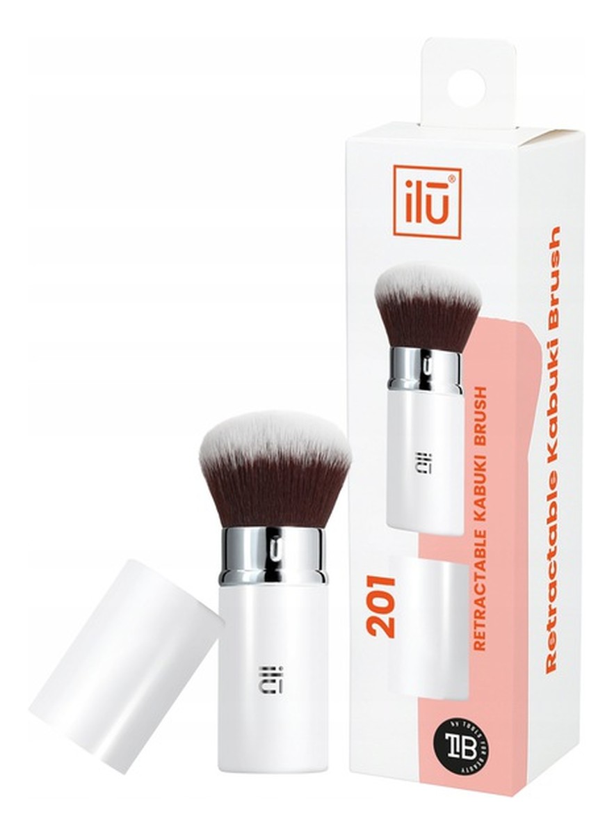 Retractable Kabuki Brush Pet 201 Pędzel Do Pudru