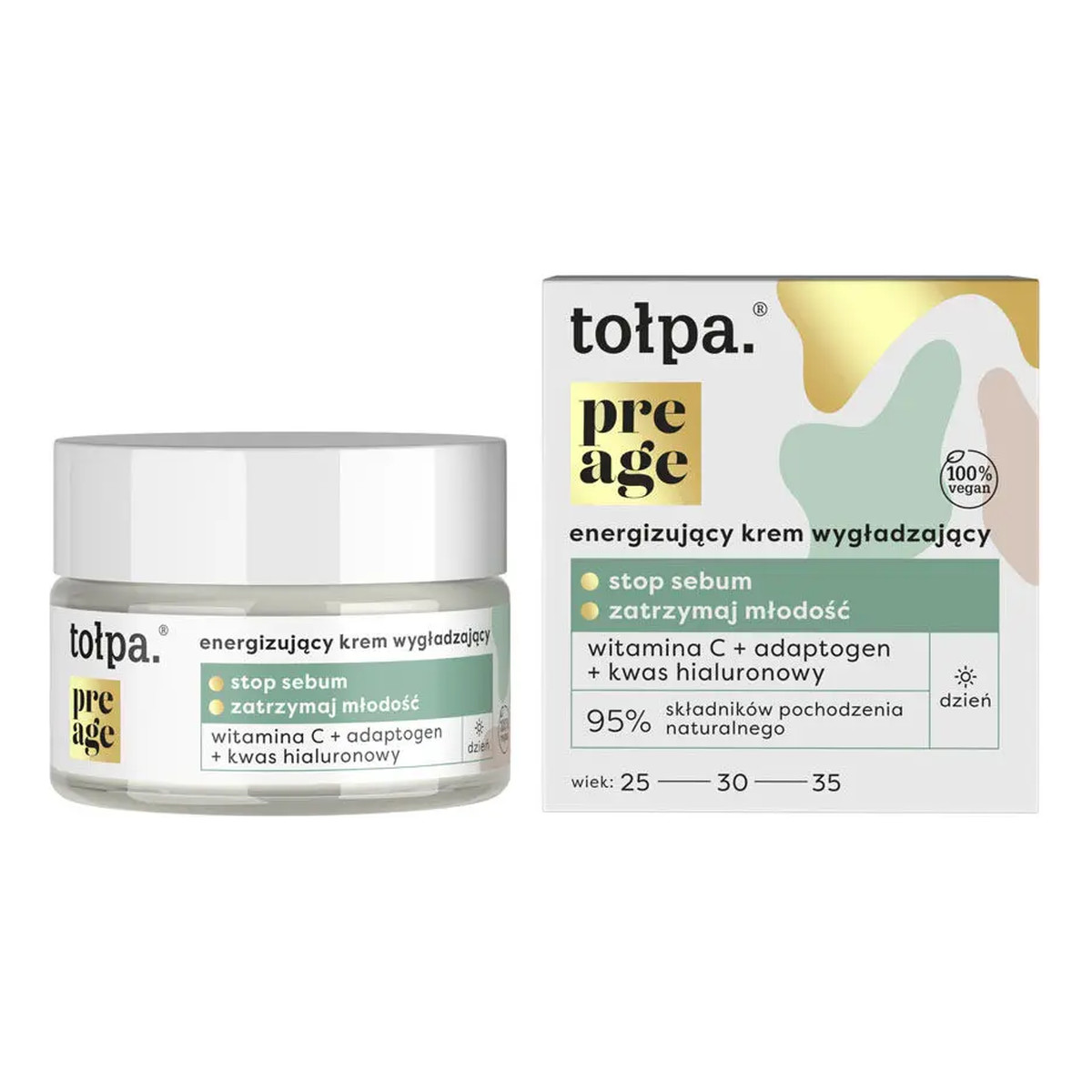 Tołpa pre age Energizujący krem wygładzający na dzień 50ml