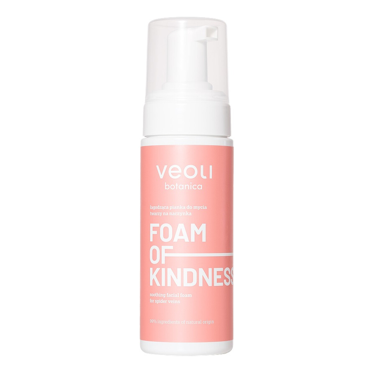 Veoli Botanica Foam of kindness łagodząca pianka do twarzy na naczynka 150ml