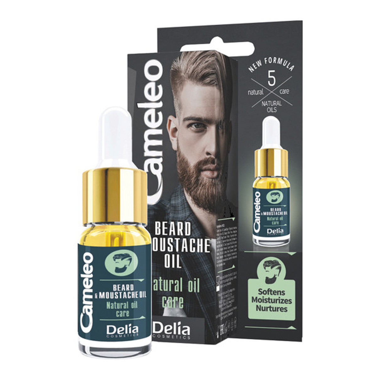 Cameleo MEN OLEJEK DO BRODY I WĄSÓW 10ml