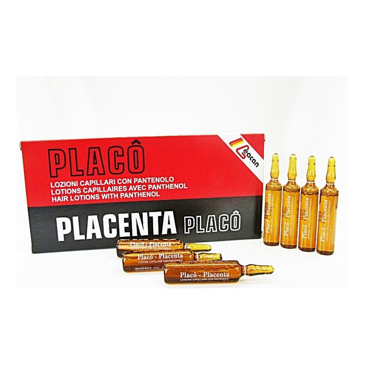 Placenta Placo ampułki na porost włosów 12szt