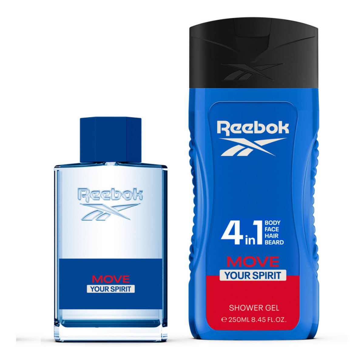 Reebok Move Your Spirit Zestaw prezentowy kosmetyczka woda toaletowa 100ml + żel pod prysznic 250 ml