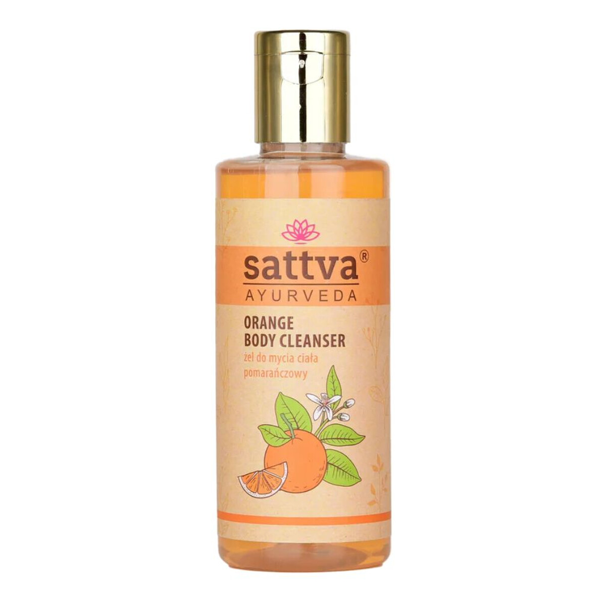 Sattva Body Cleanser Żel do mycia ciała orange 210ml