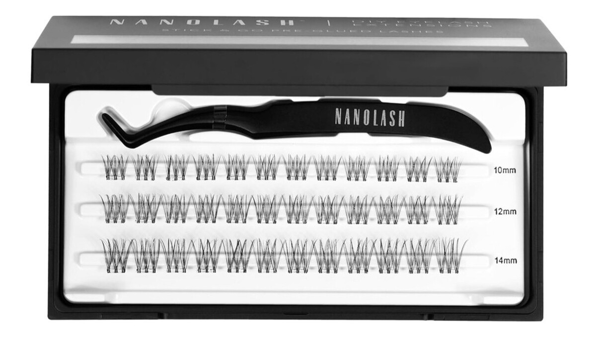 Diy eyelash extensions stick go kępki sztucznych rzęs z aplikatorem innocent 36szt.