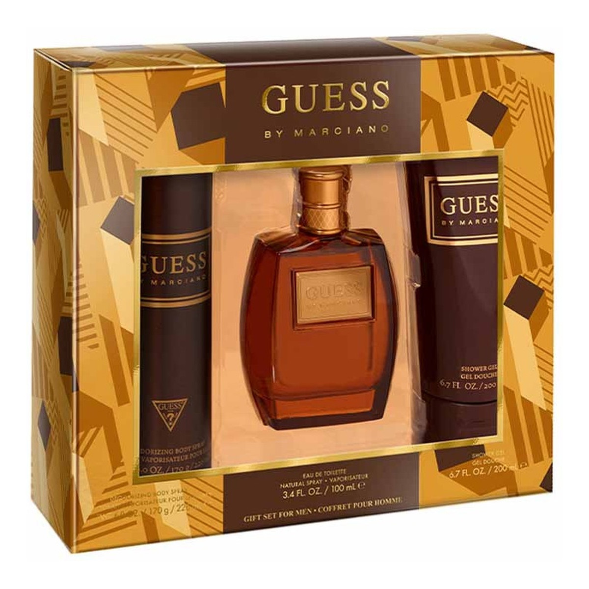 Guess By marciano Zestaw woda toaletowa spray 100ml + żel pod prysznic 200ml + dezodorant spray 226ml