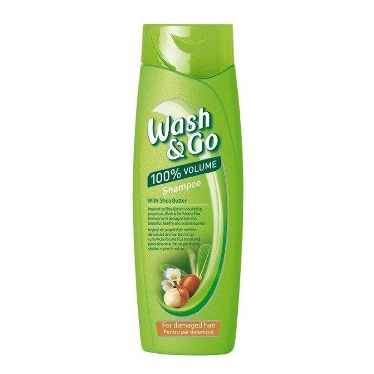 Wash&Go Szampon do włosów zniszczonych 400ml