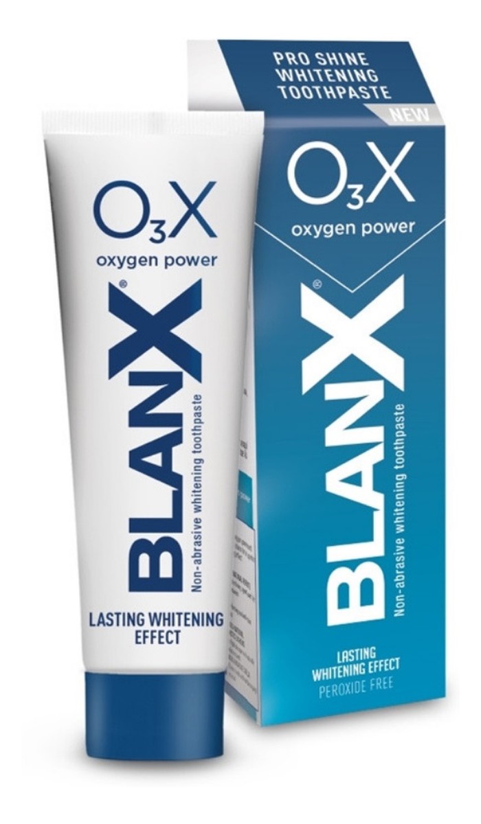 O3x pro shine whitening toothpaste wybielająca pasta do zębów z aktywnym tlenem