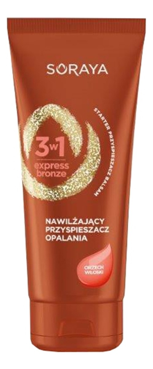 Express Bronze Nawilżający przyspieszacz opalania 3w1 z ekstraktem z orzecha włoskiego