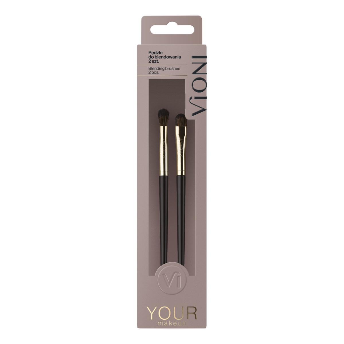 Vioni Your Makeup pędzle do blendowania cieni 2szt.