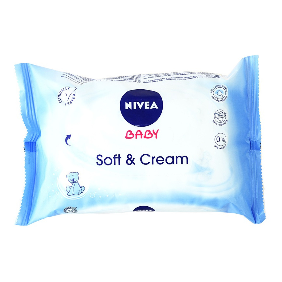 Nivea Baby Soft & Cream chusteczki pielęgnacyjne dla dzieci 63szt.