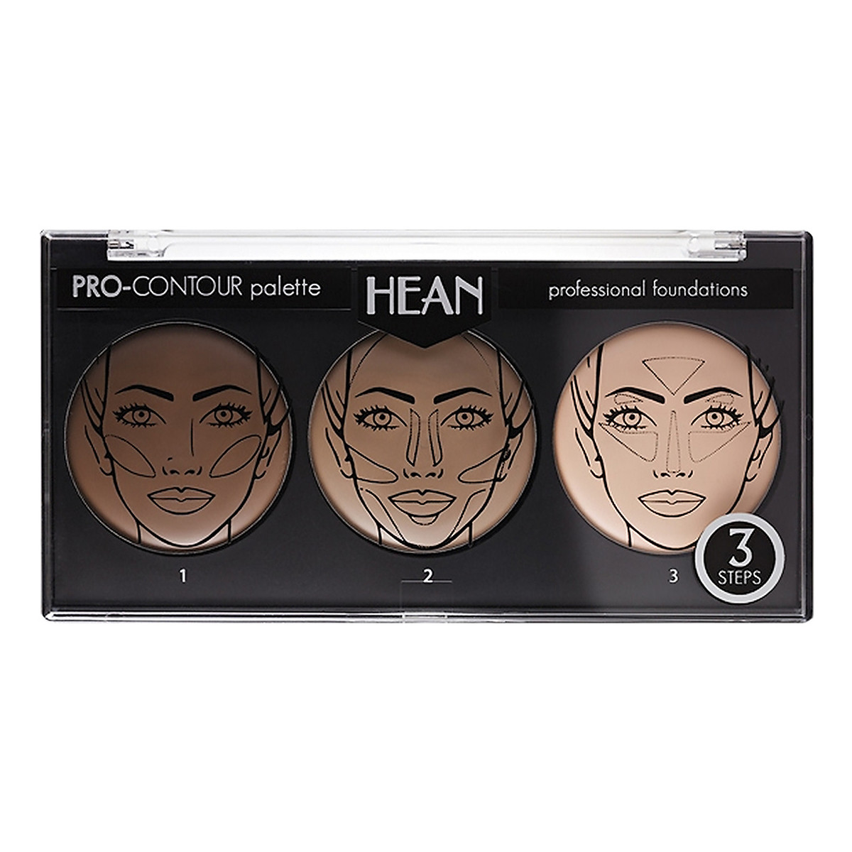 Hean Pro-Contour Palette Paletka do konturowania 15g