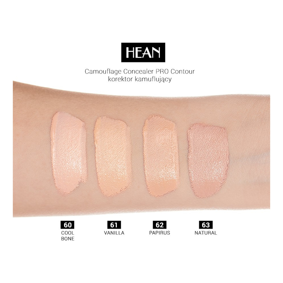 Hean CAMOUFLAGE PRO CONTOUR Korektor kamuflujący do twarzy 6ml