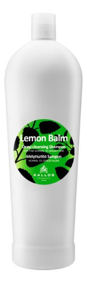 Lemon Balm Głęboko Oczyszczający Szampon Do Włosów Z Melisy Lekarskiej