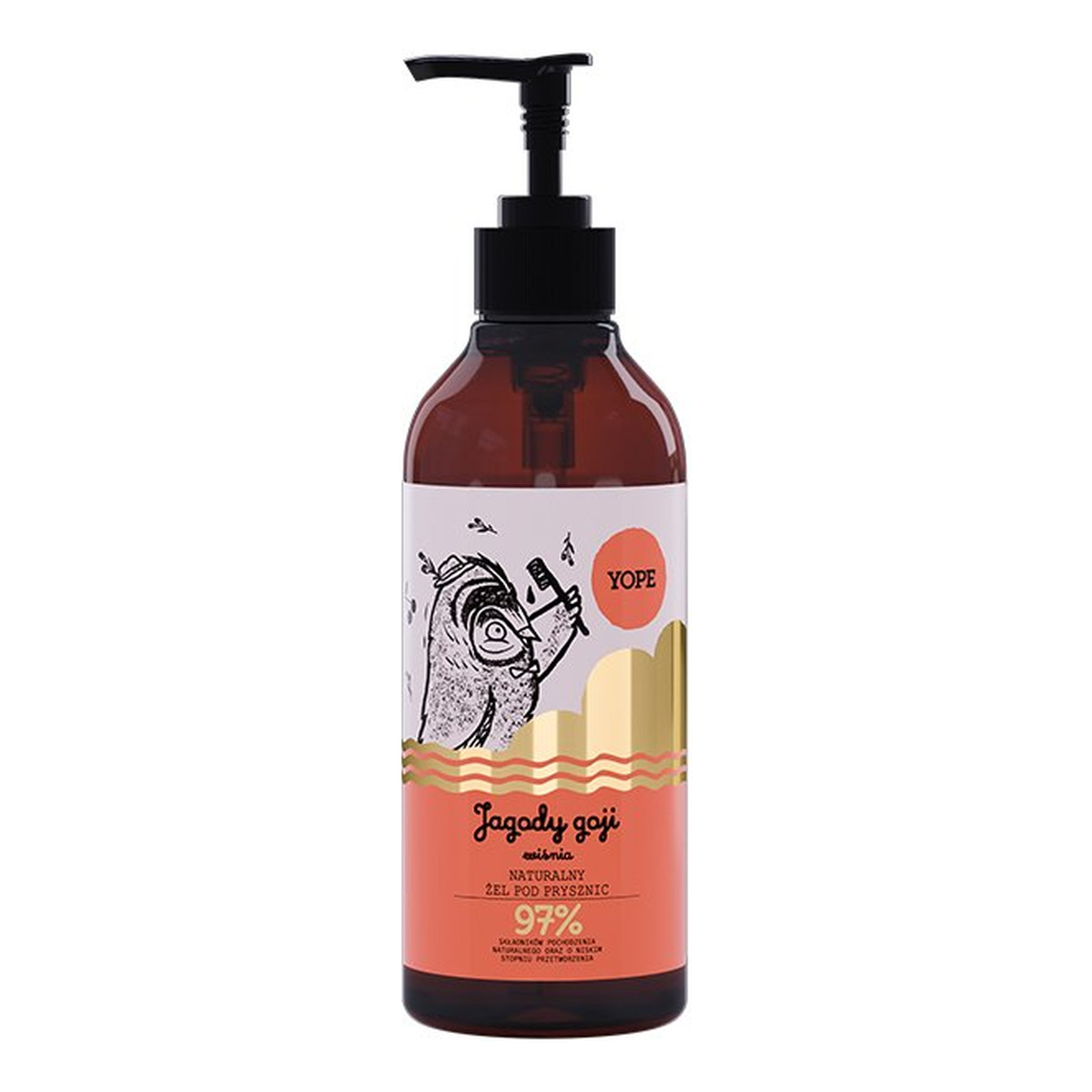 Yope Jagody Goji i Wiśnia Naturalny żel pod prysznic 400ml