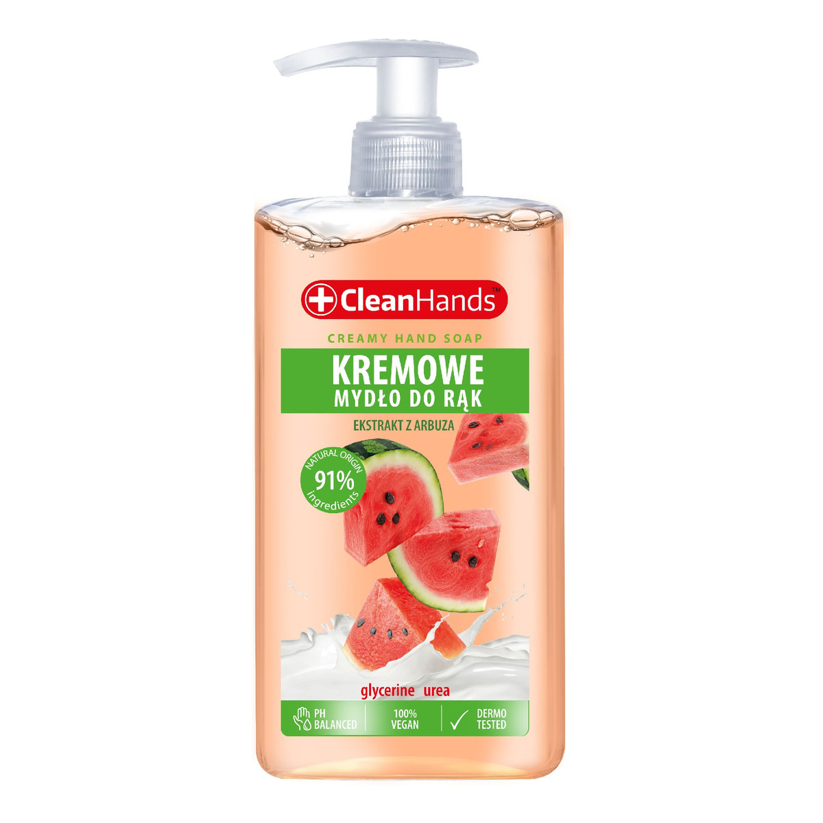 Clean Hands Kremowe mydło w płynie Arbuzowe 300ml