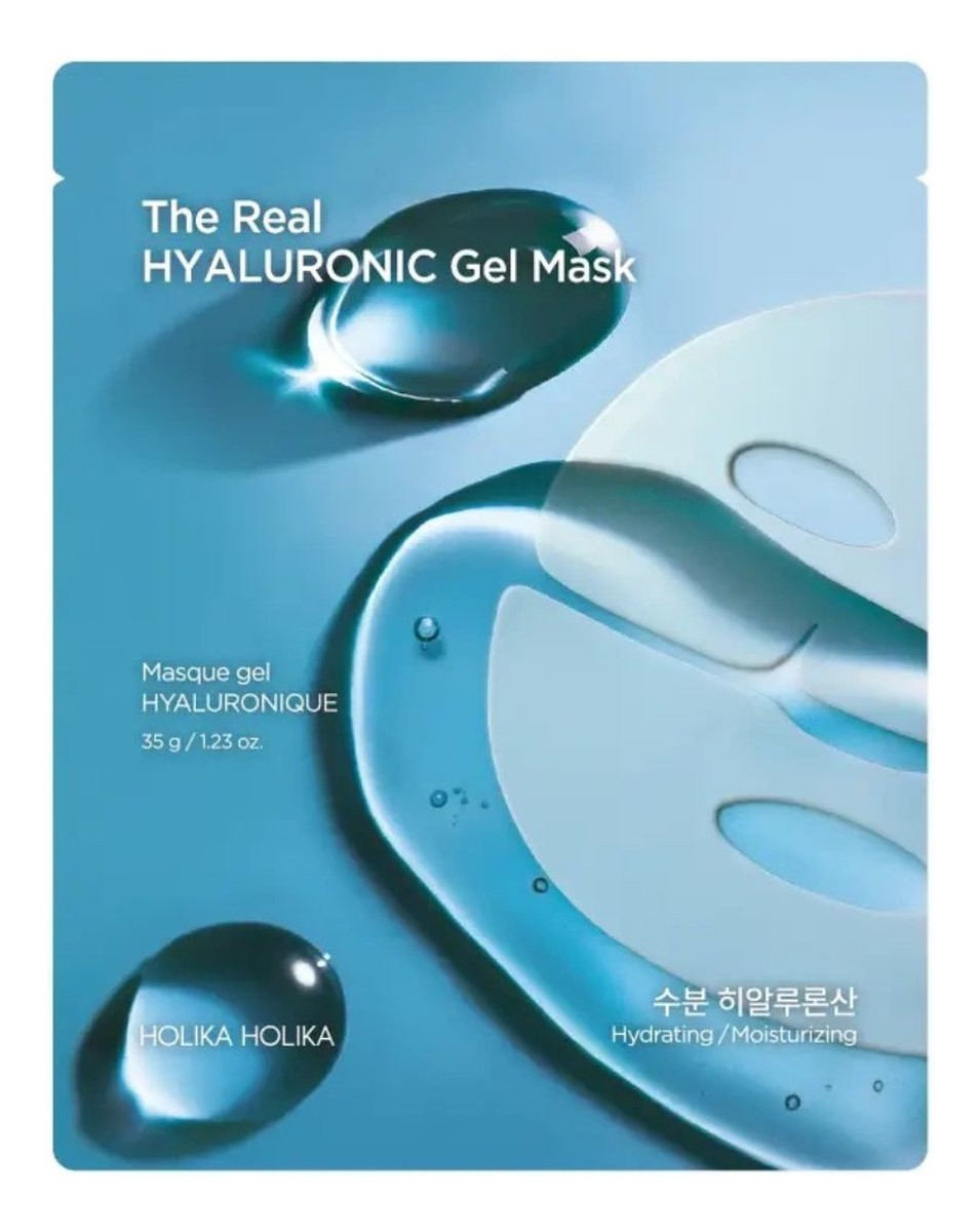 The real hyaluronic gel mask hydrożelowa maska całonocna dla suchej i odwodnionej skóry