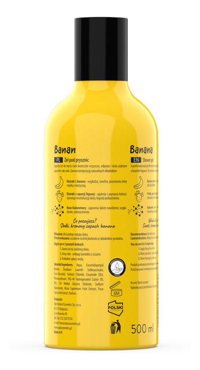 Żel pod prysznic banan