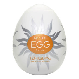 Easy beat egg shiny jednorazowy masturbator w kształcie jajka