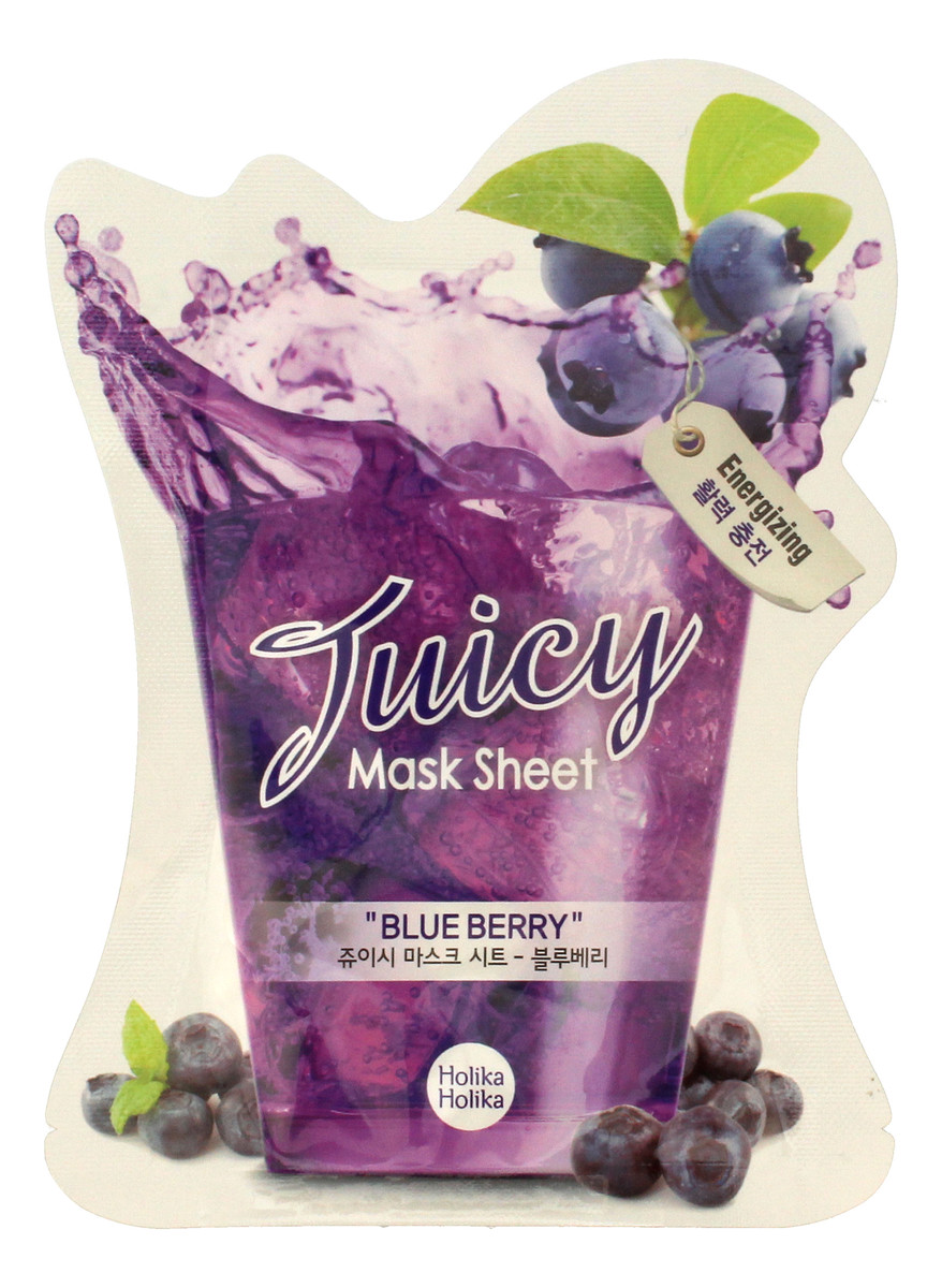 Blue Berry dodająca energii maseczka z ekstraktem z borówki