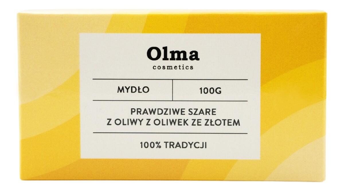 Mydło z oliwy z oliwek ze złotem