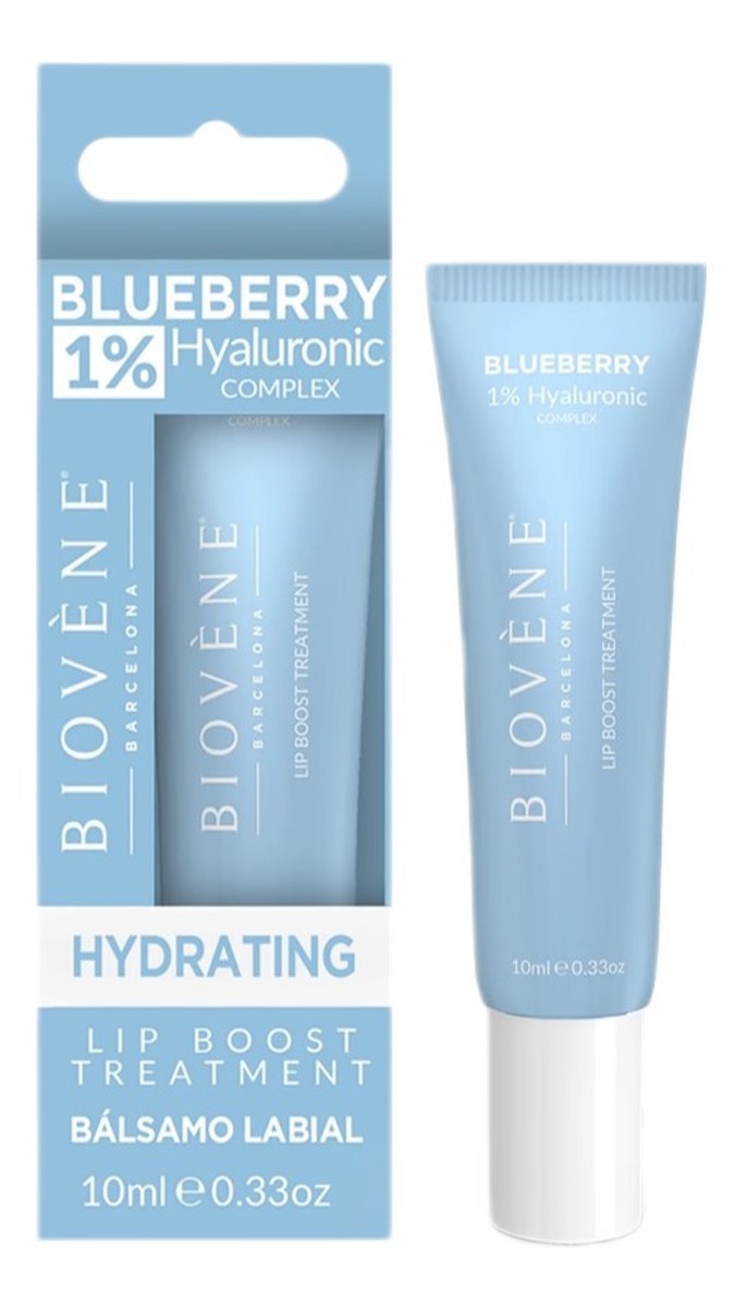 Blueberry lip boost treatment nawilżające serum do ust z 1% kwasu hialuronowego