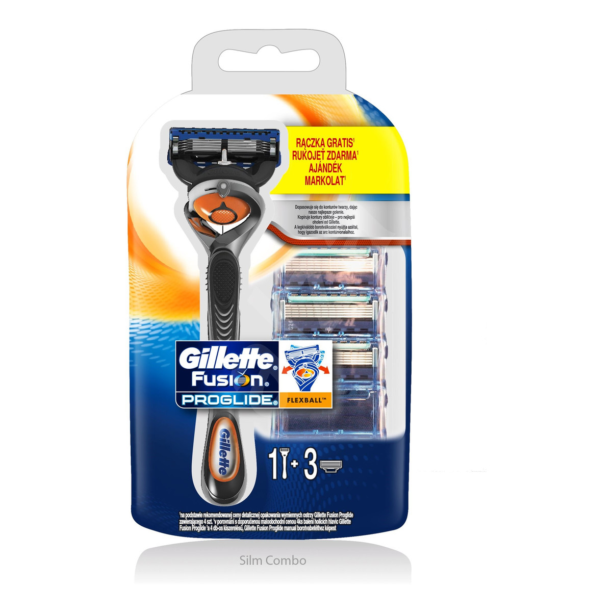 Gillette Fusion Proglide FlexBall Maszynka Do Golenia + 4 Wkłady