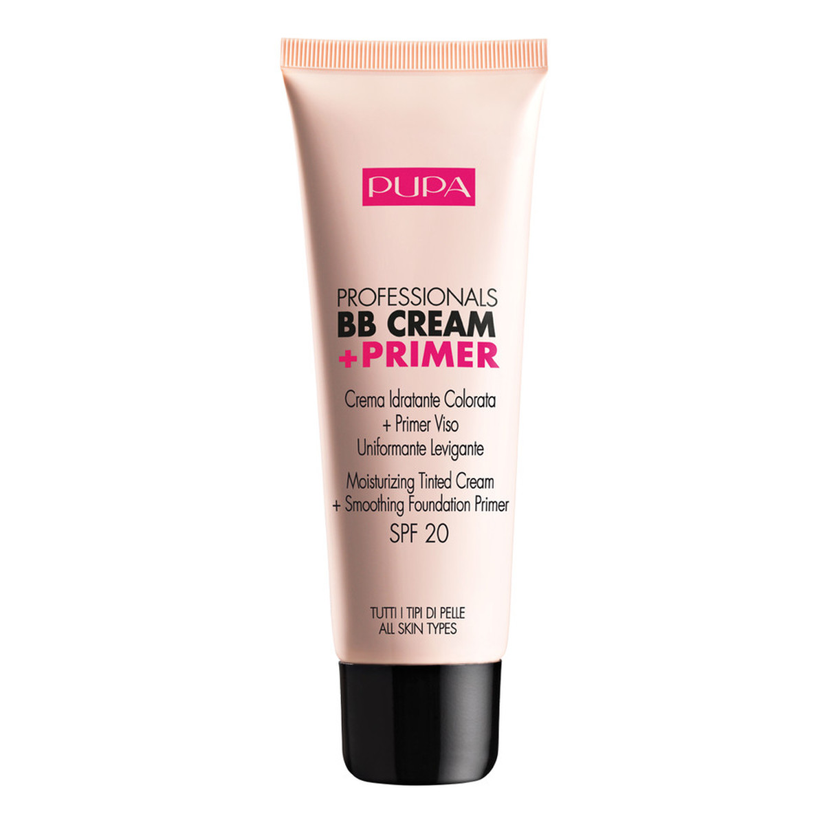Pupa Milano BB Cream & Primer Krem BB i baza pod makijaż do wszystkich typów cery spf20 002 Sand 50ml